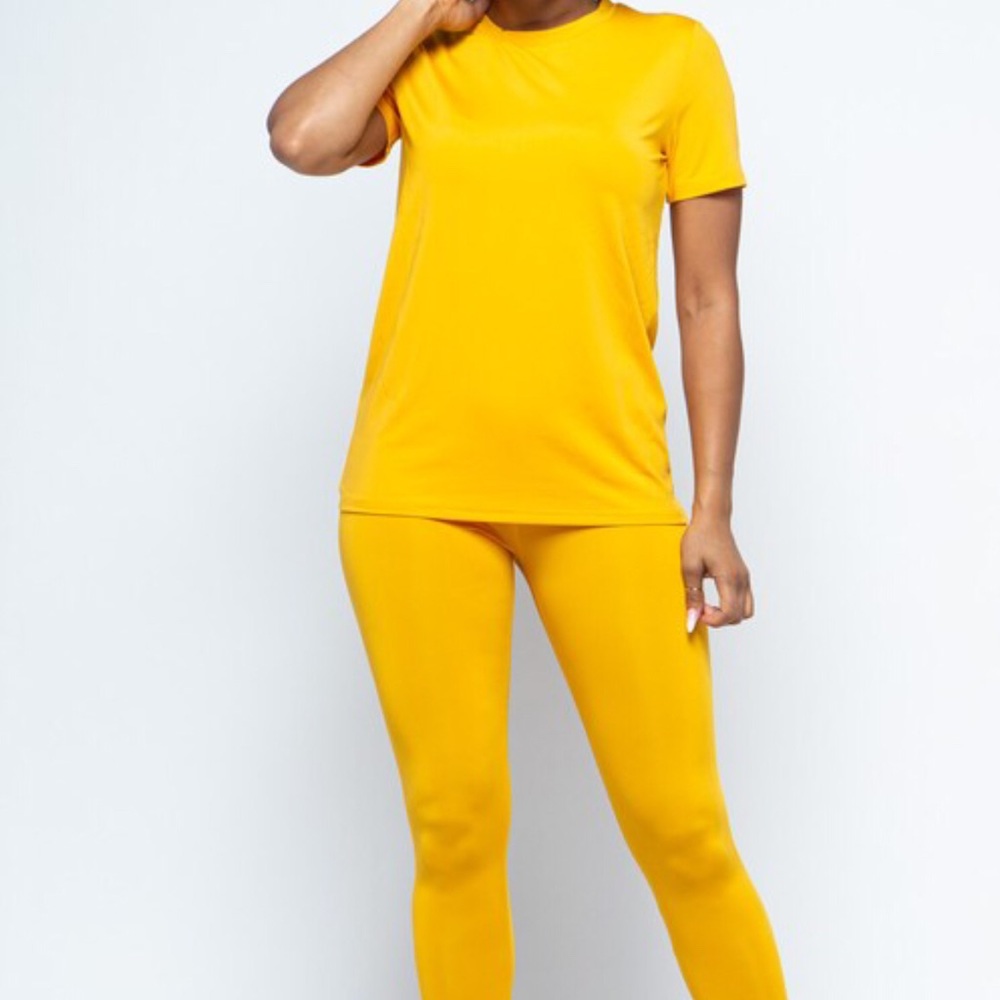 Mango plus size leggings set